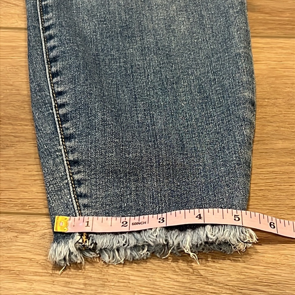 KUT from the Kloth Donna High-Rise Skinny Distressed Ankle Jeans Fray 18W - Picture 7 of 15